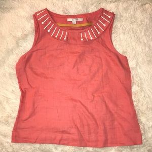 Salmon Detailed Boden Blouse